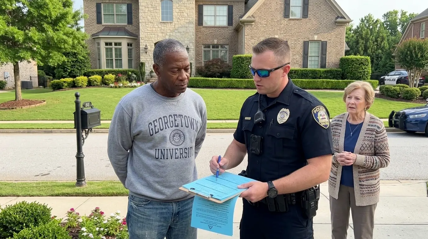 Arrogant Cop Orders a Man to Leave His Own Home, Unaware He’s a Federal Judge