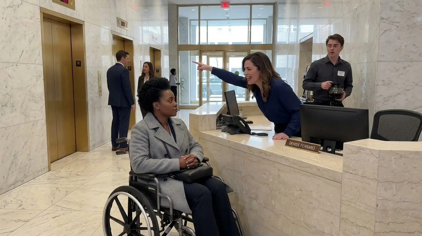 Receptionist Humiliated a Black Woman in a Wheelchair —? The CEO Revealed She Owned the Company!