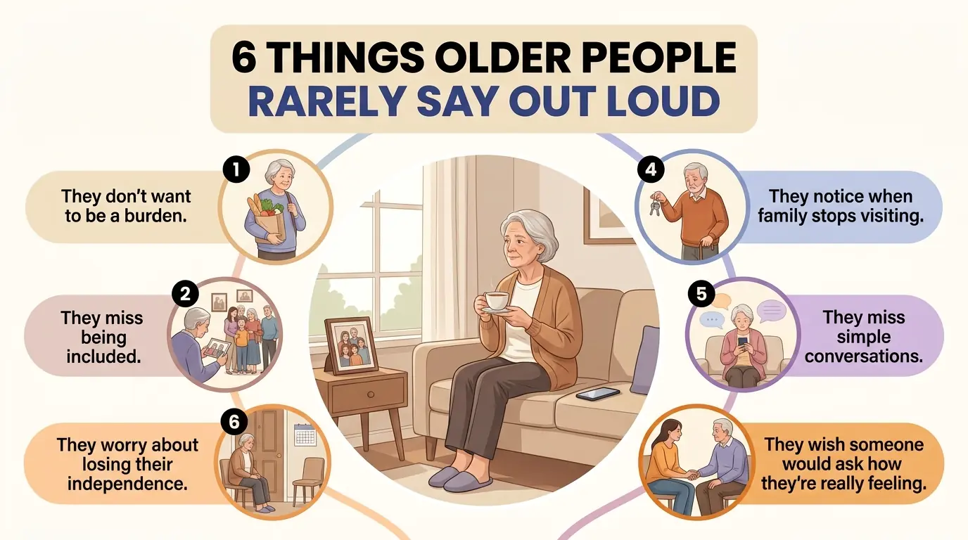 6 THINGS OLDER PEOPLE RARELY SAY OUT LOUD