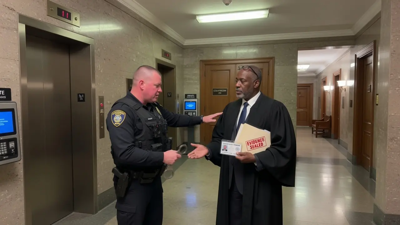 The Officer Cuffed A Black Man In A Judge’s Robe — Then Learned He Was The Judge Over His Corruption Case