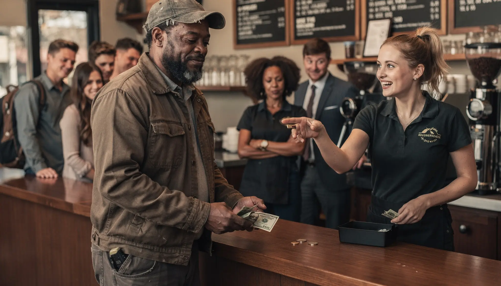 Undercover Boss Orders Coffee at His Own Counter — Freezes Mid-Bite When 2 Cashiers Start Talking