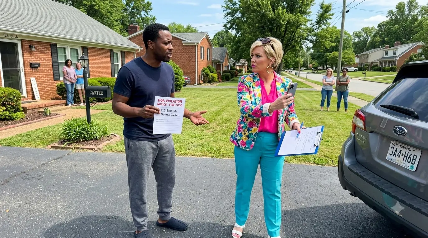 The HOA President Fined Him $350 a Week — Then the Surveyor Planted One Flag