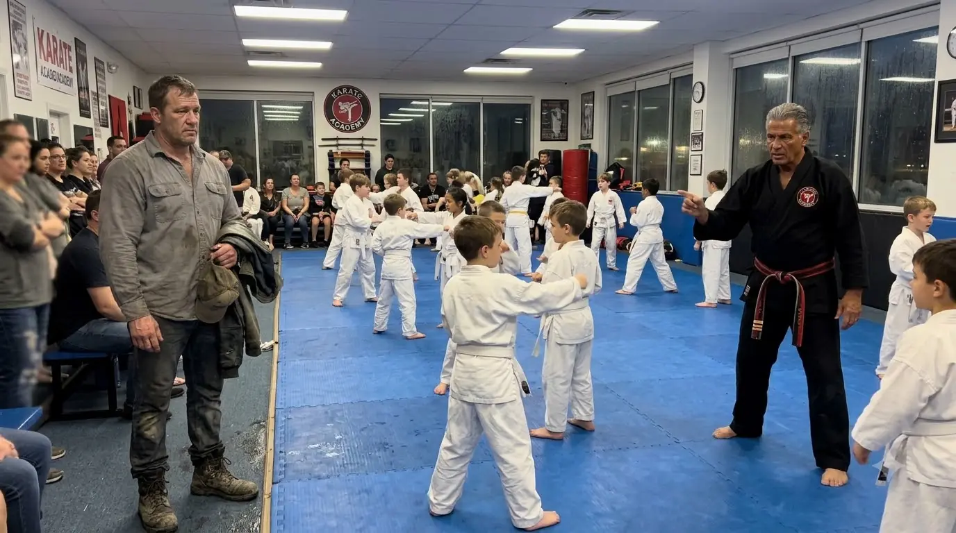 The Martial Arts Instructor Humiliated His Daughter — Then Dad Stepped Onto the Mat