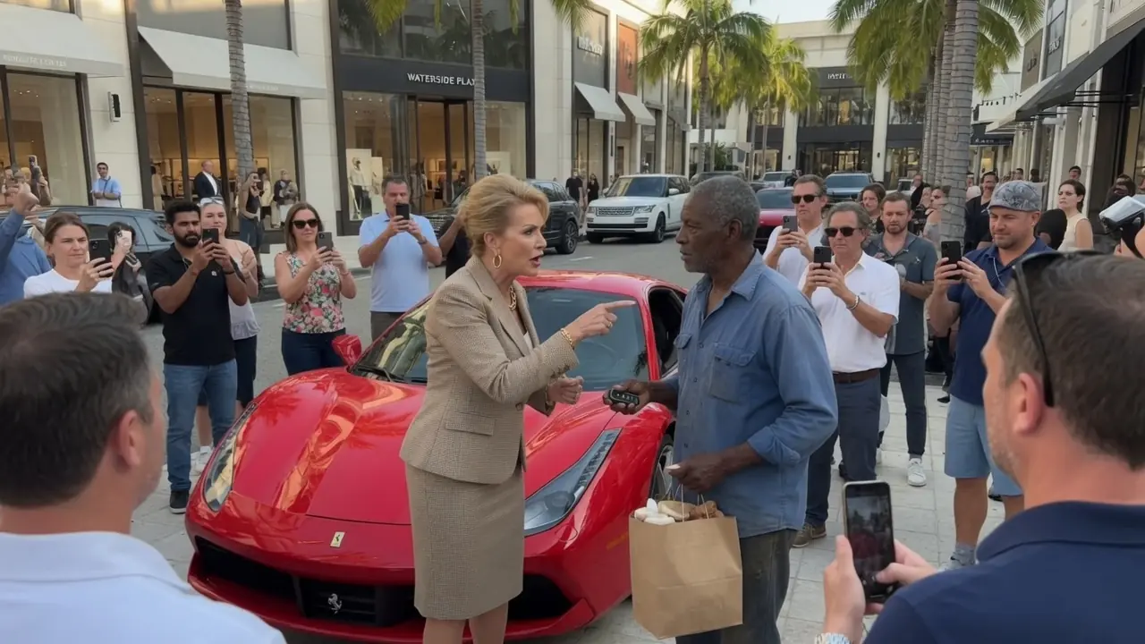 Woman Calls Cops on a Black Man for "Stealing" a Ferrari — Unaware He's the Billionaire Owner's Fath