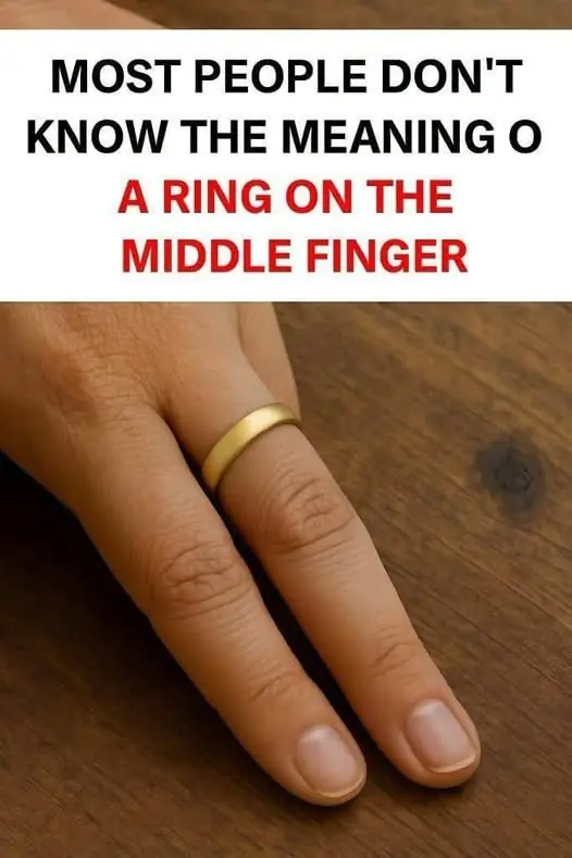 What Wearing a Ring on the Middle Finger Really Means