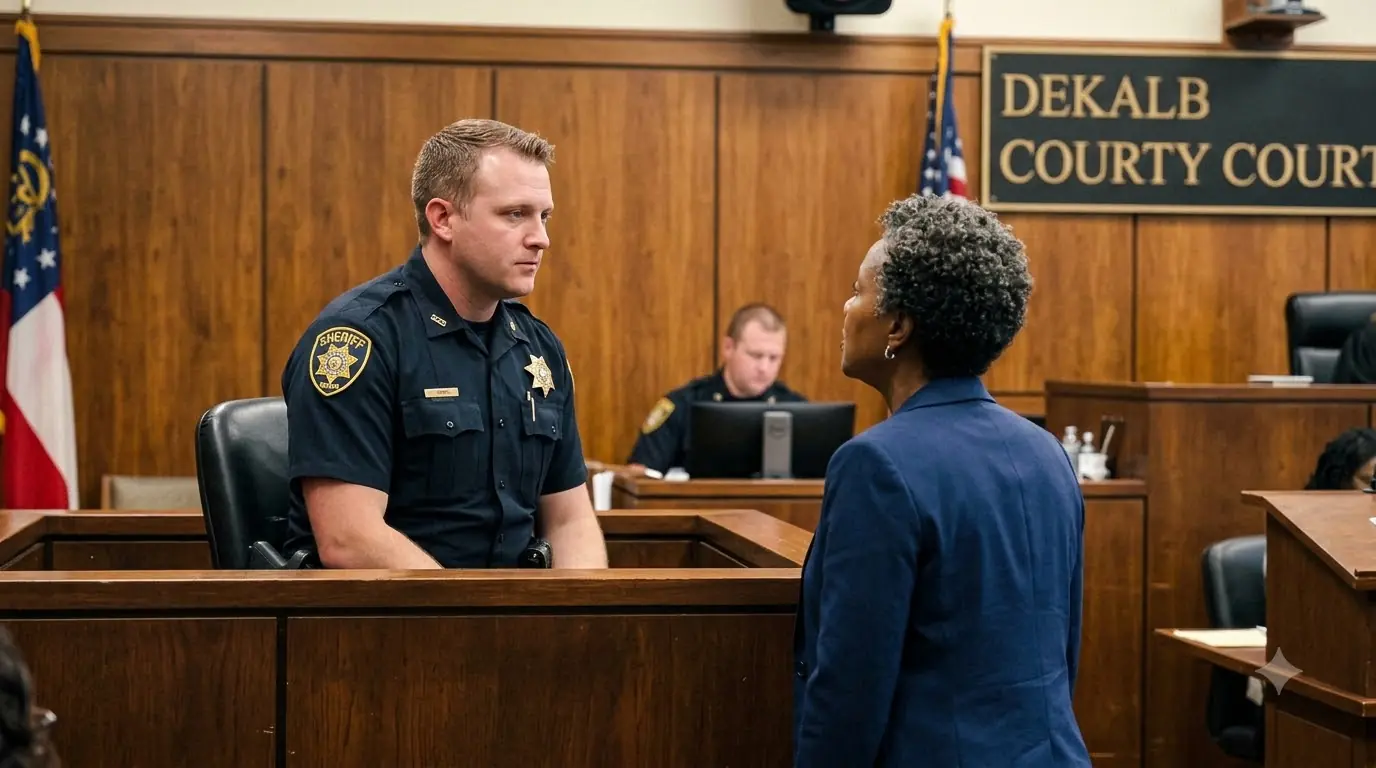 The Cop Attacked Her Inside the Courtroom — Then She Pulled Out One Card
