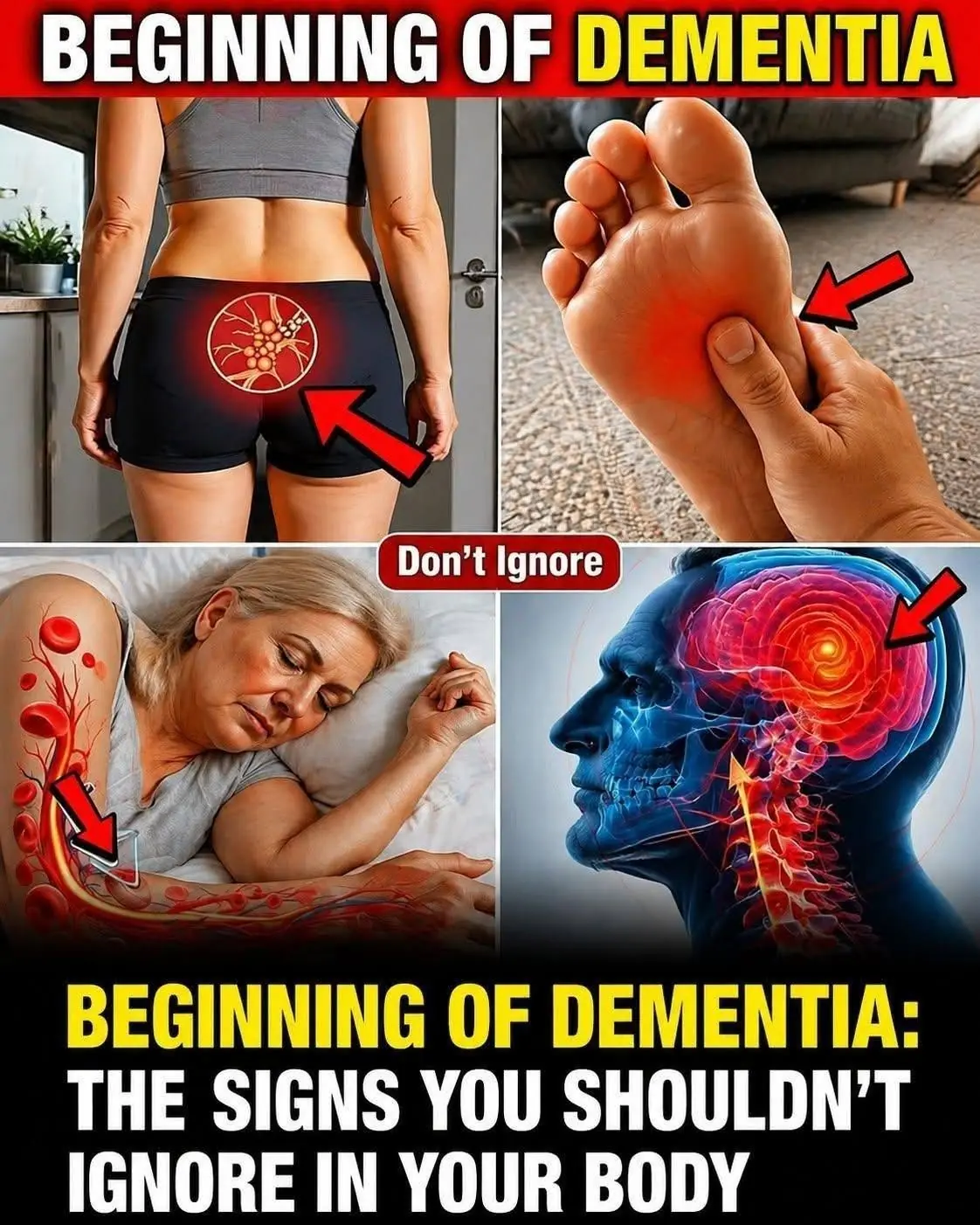 Beginning of Dementia: 8 Early Body Warning Signs You Should Never Ignore