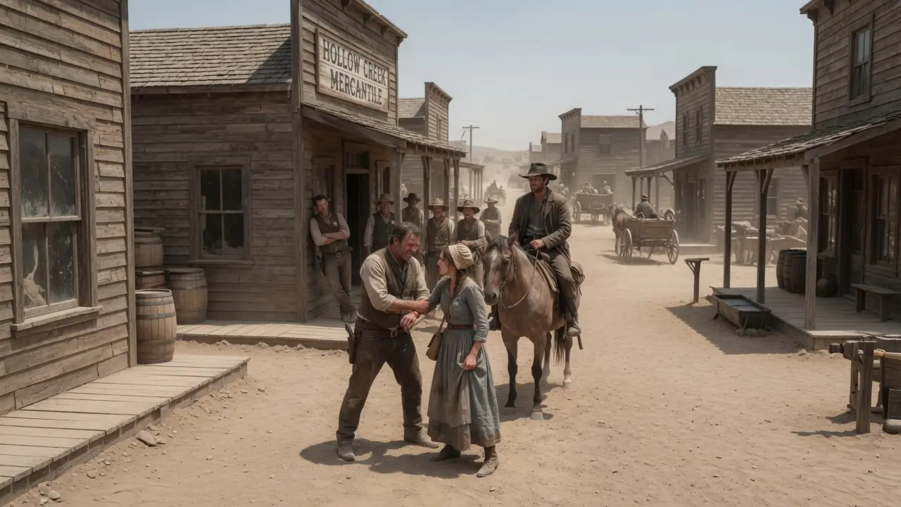 “Touch Her Again,” the Stranger on the Roan Mare Warned—He Didn’t Ask Twice