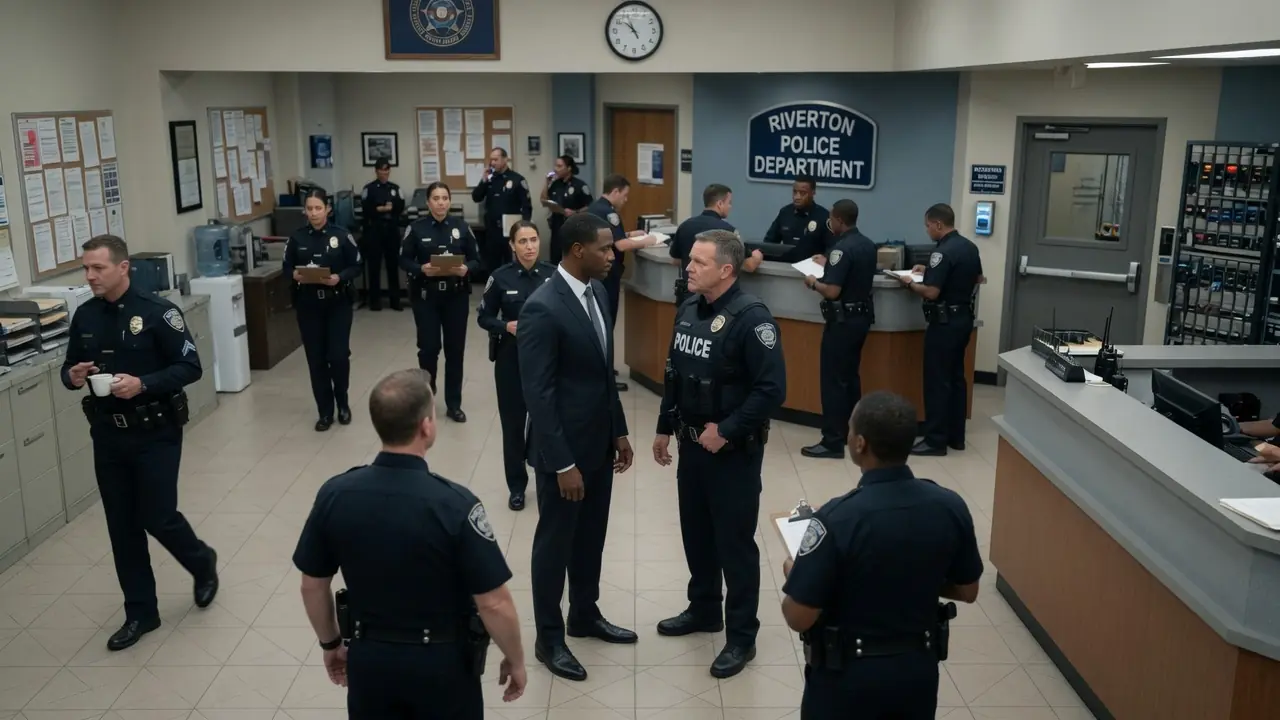 Officer Brutally Attacks Black Man at Station — Turns Pale Hearing “I’m the New Chief”