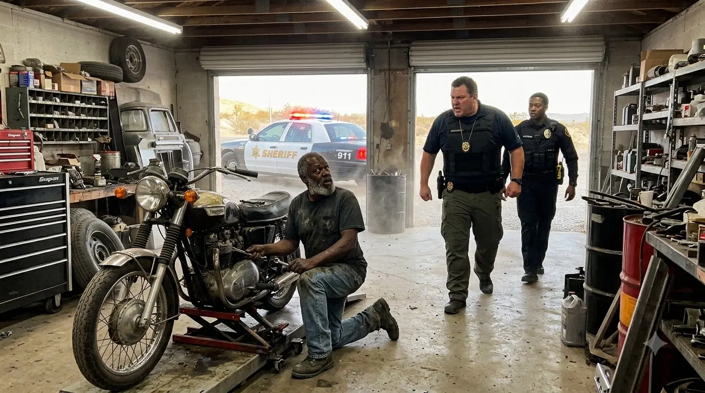 The Cops Beat an Old Black Mechanic in His Own Garage — Then They Saw the Patch