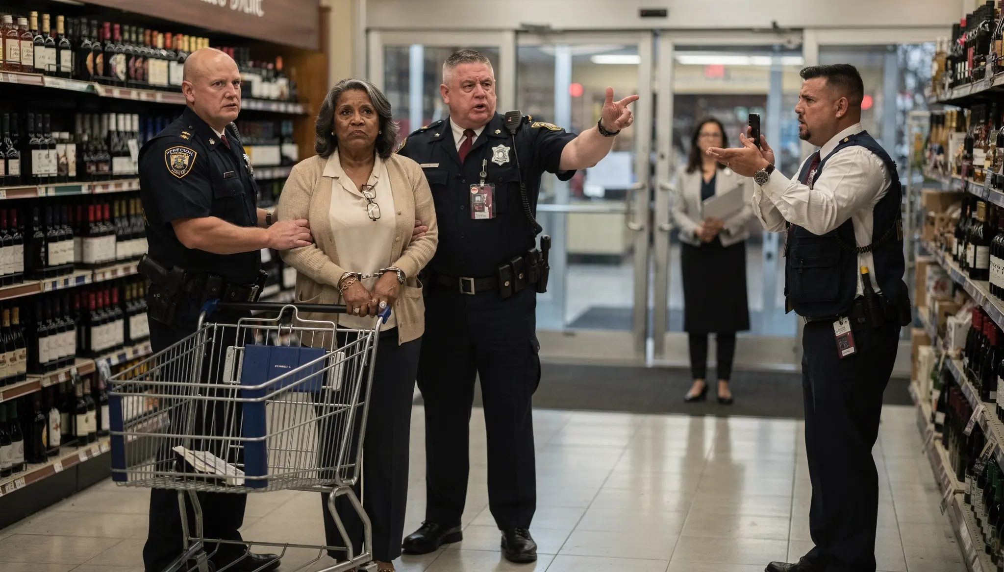 Cop As-saults Federal Judge At Grocery Store — Security Camera Exposes Him