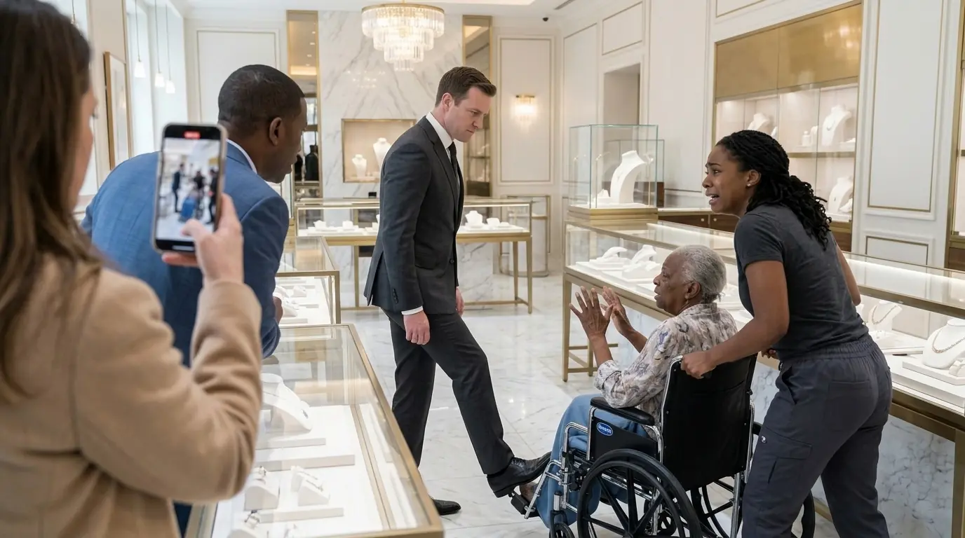 Manager Humiliates an Elderly Black Woman — Her Son Says Who She Is, Then the Room Goes Silent