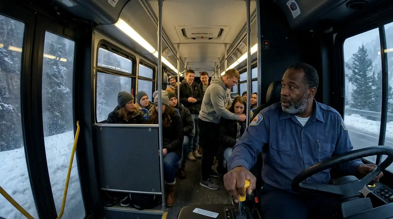 Four Fighters Cornered an Old Bus Driver — Then the Lights Went Out