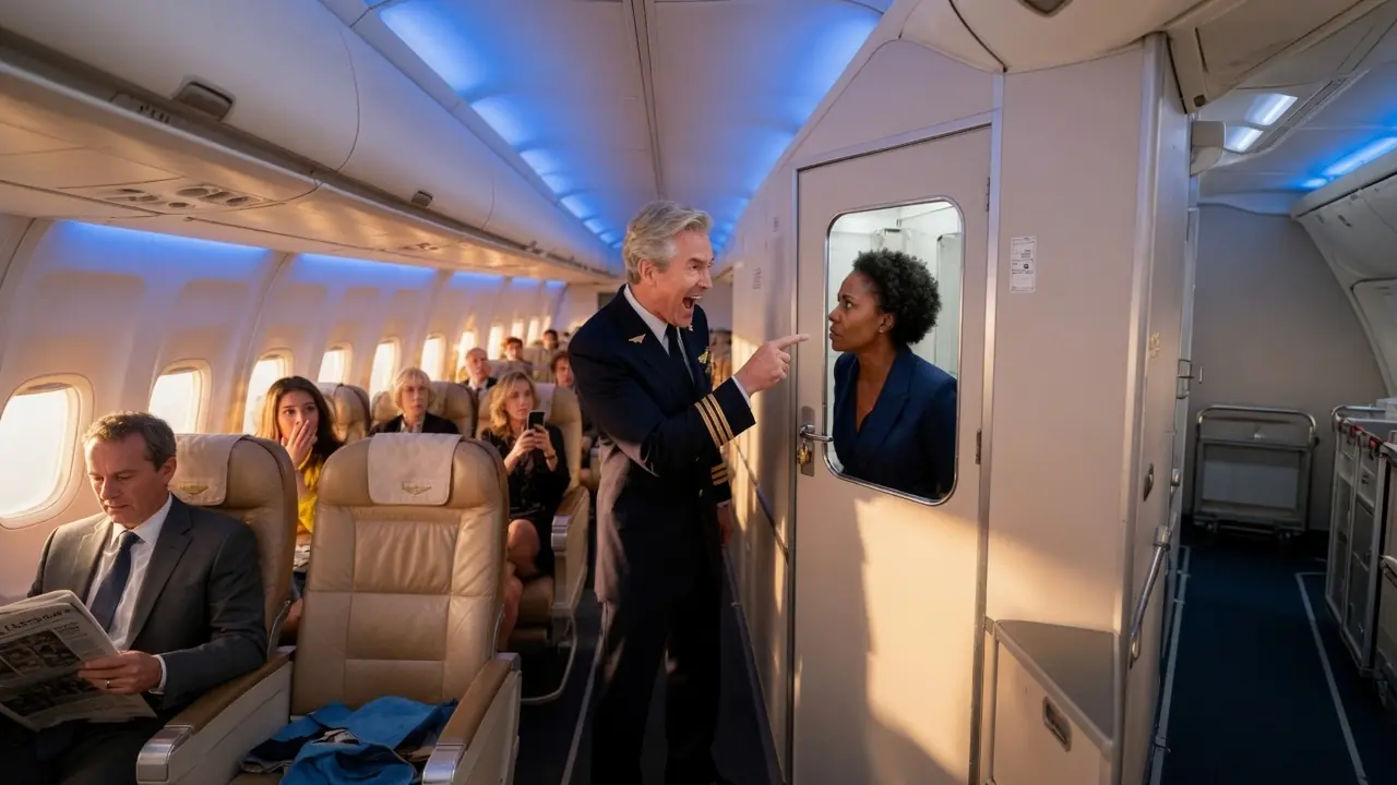 Attendant Locks Black Woman in Plane Bathroom at B12 — 10 Min Later the Entire Flight Gets Canceled