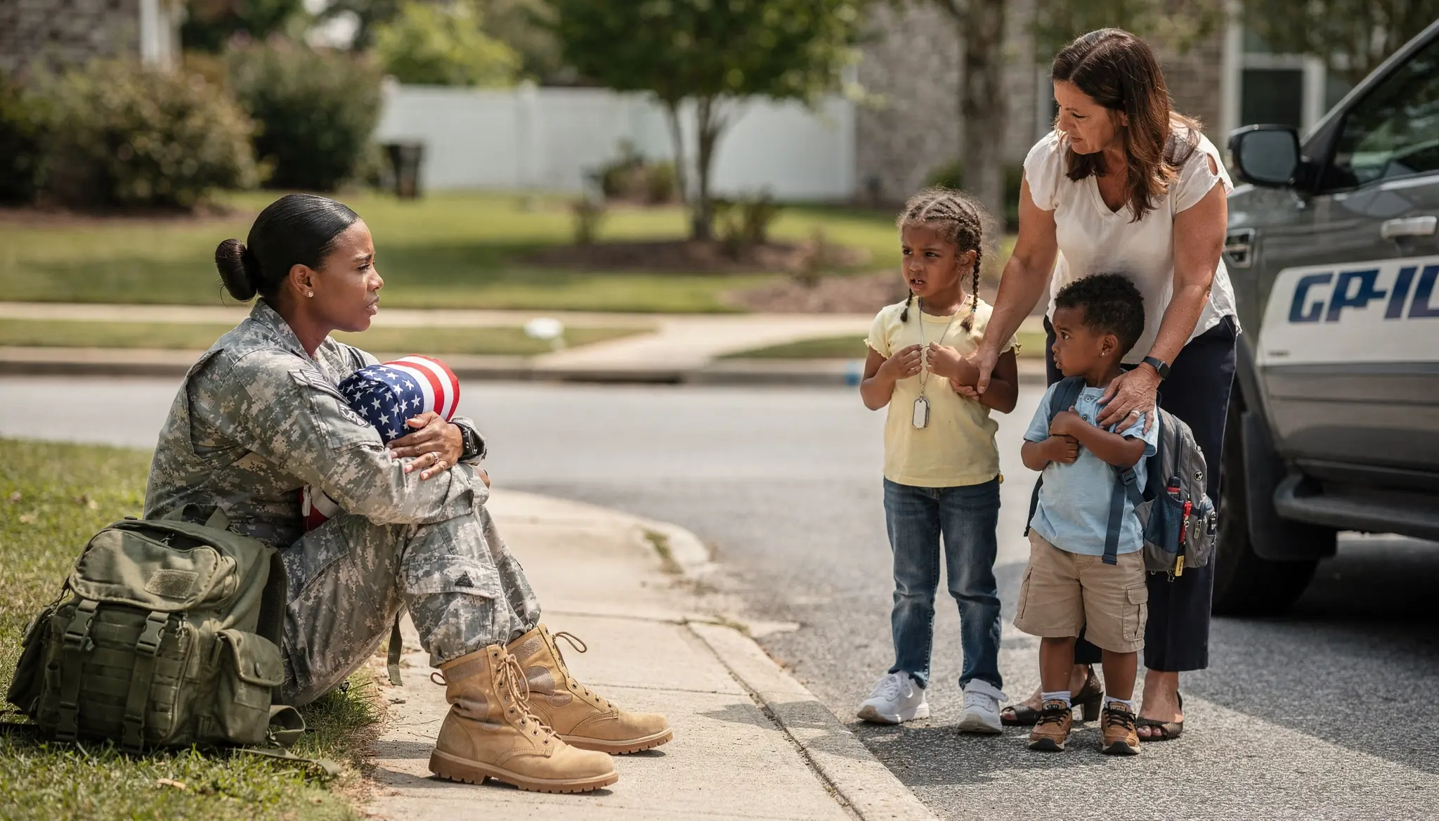 Single Mom Veteran Came Home From Deployment — Her Kids Were With Strangers