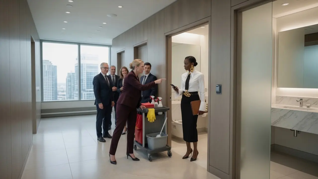 The Manager Ordered A Black Woman To Clean The Executive Bathroom — Then Learned She Was The New CEO