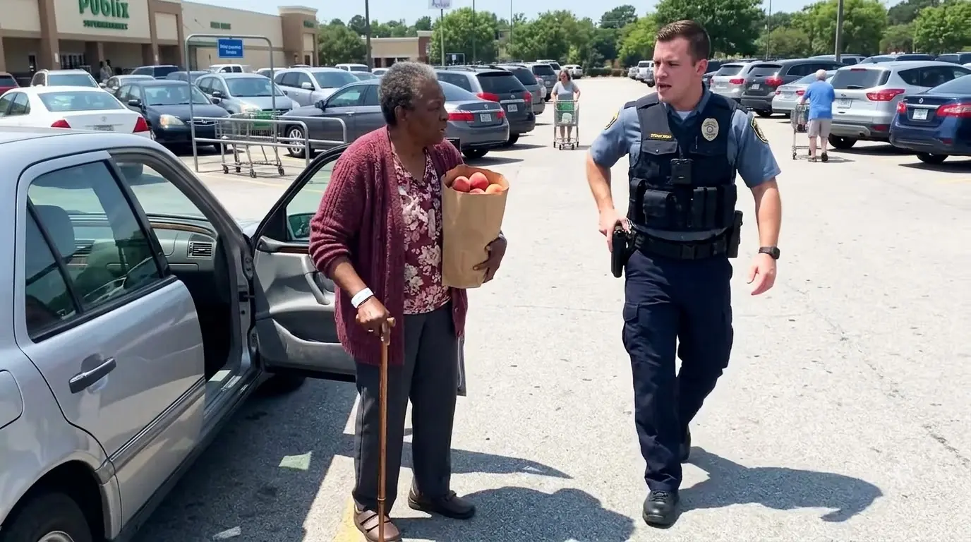 The Cop Forced an Elderly Black Woman to Her Knees — Then the Man From the Convoy Called Her Mom