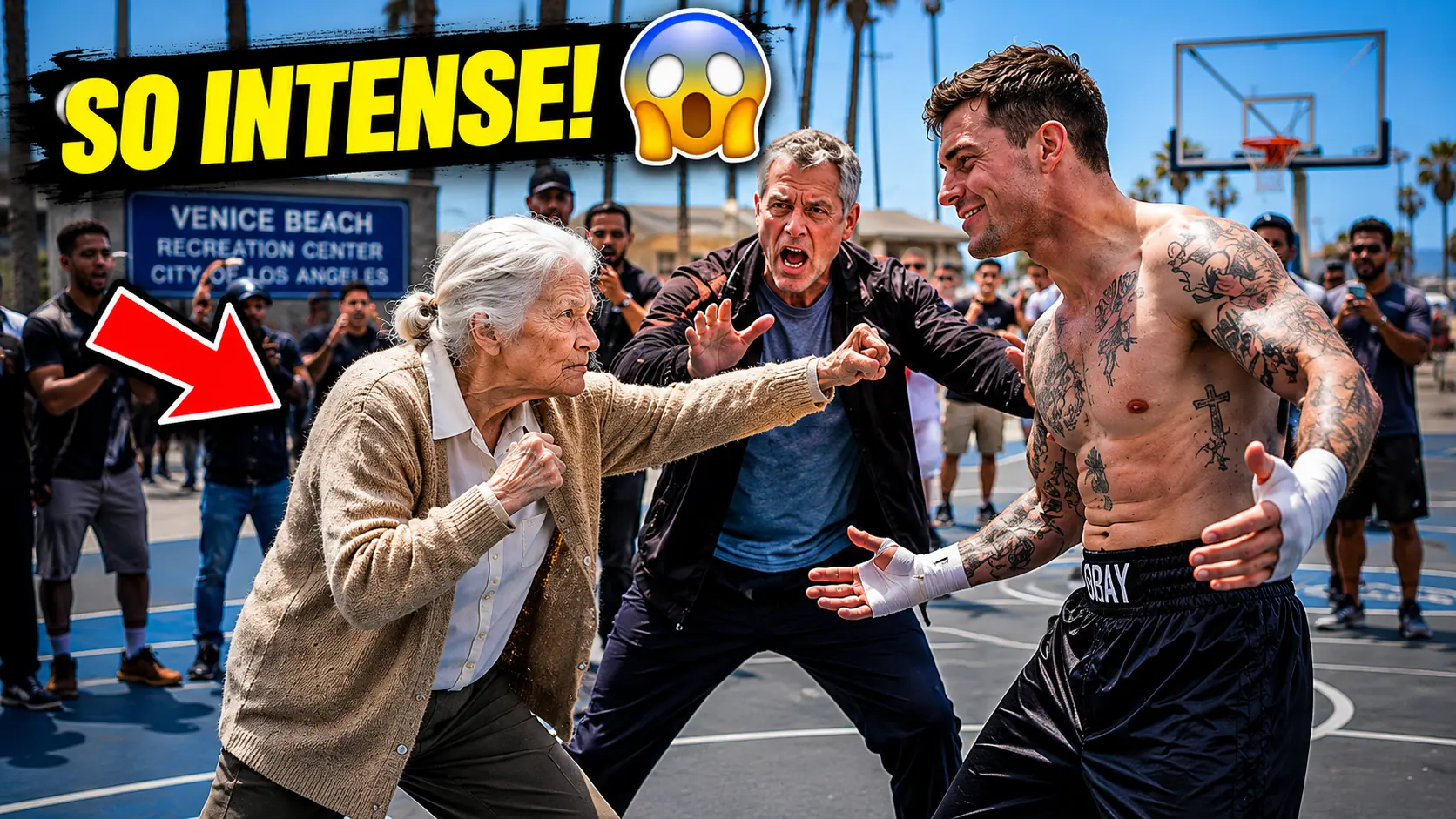CHAPTER 2: "Hit Me for $10K!" Champion Dares Black Grandma — Trainer Screams "STOP!" Seeing Her Stanc