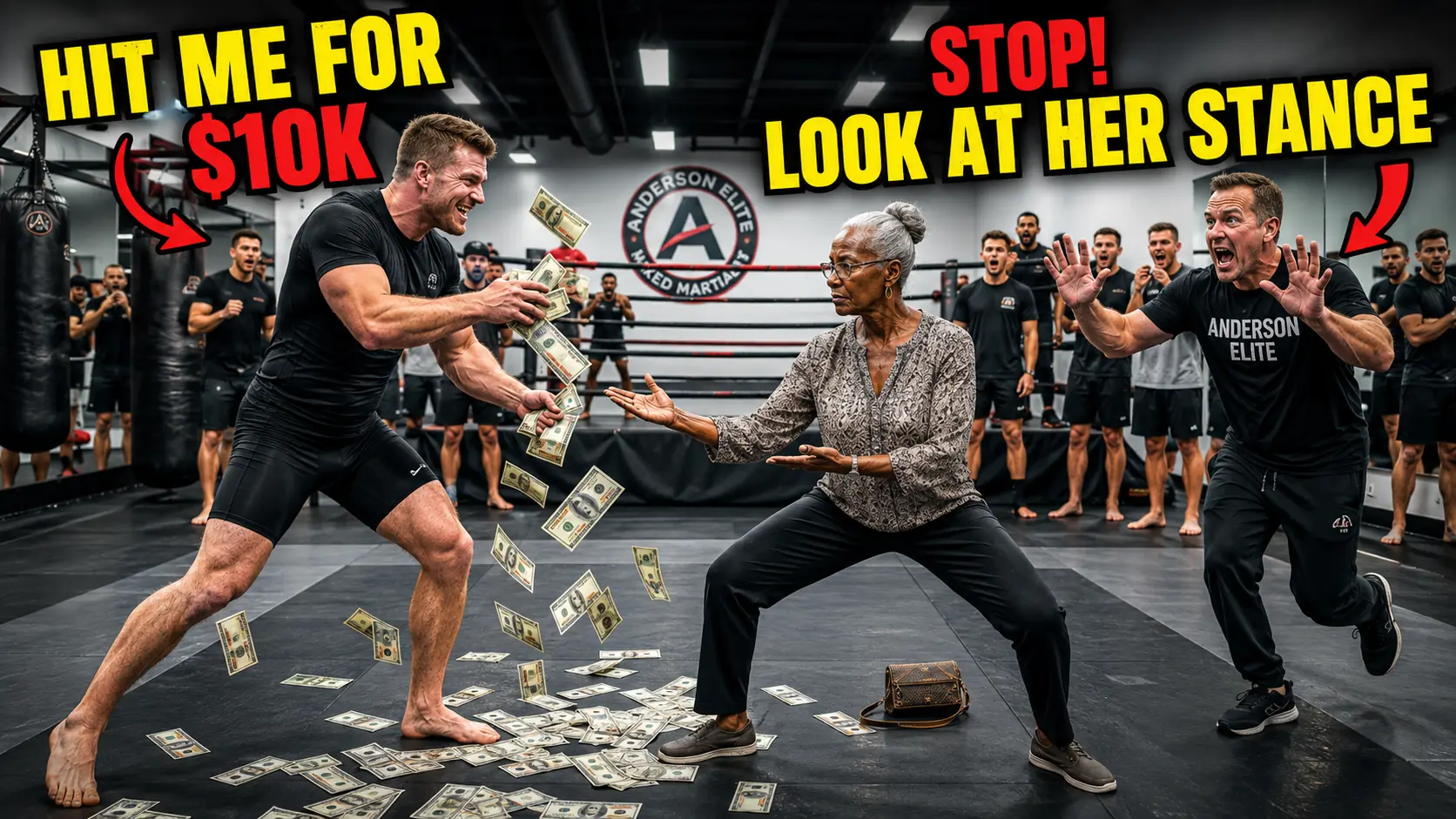 "One Punch for $10K!" the Champion Taunted a Black Grandma — Then Everything Changed