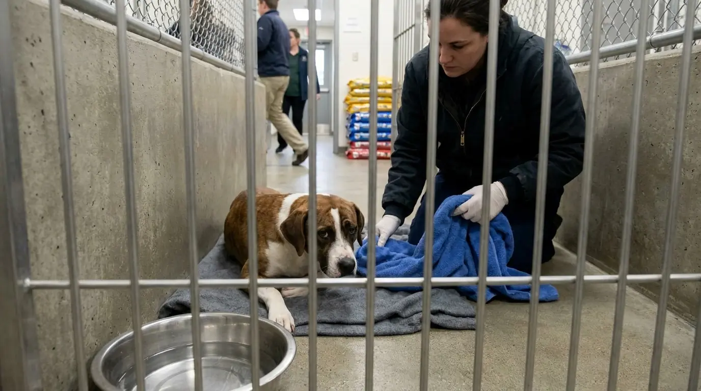 Mabel’s Rescue and Her Journey with Seven Puppies