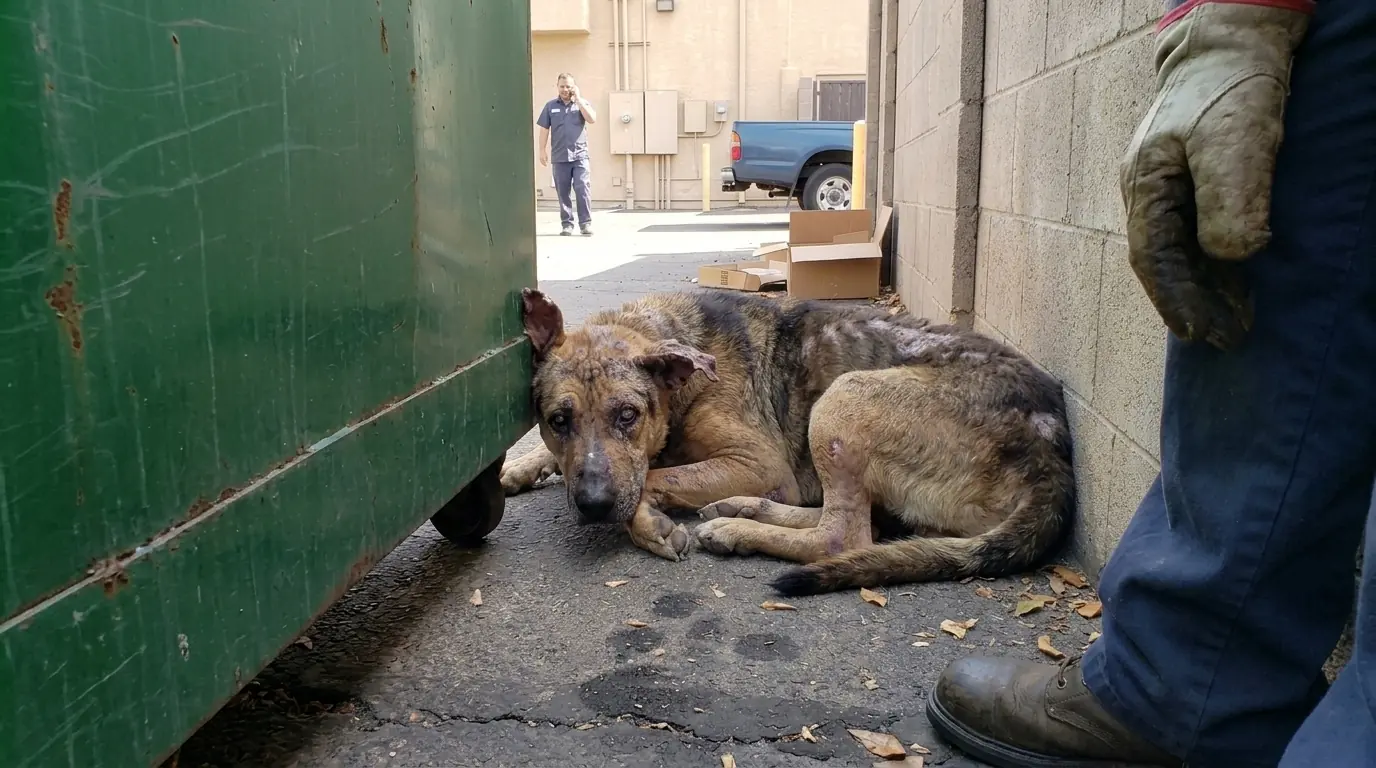 Rusty’s Recovery After Being Found Near a Dumpster