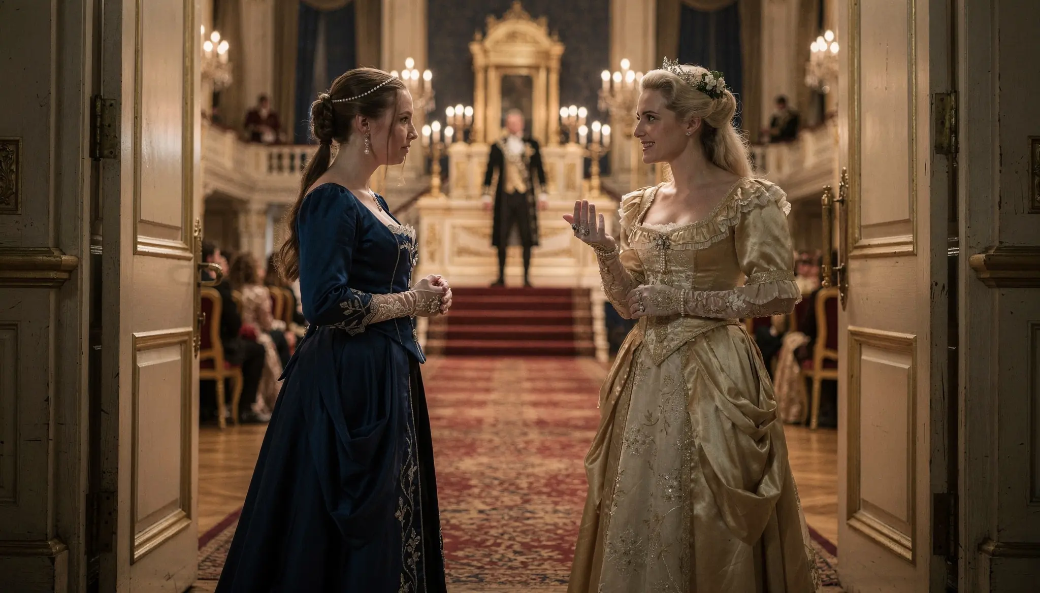 While Every Noble Bride Chased the Duke — She Stopped to Help a Lonely Old Woman