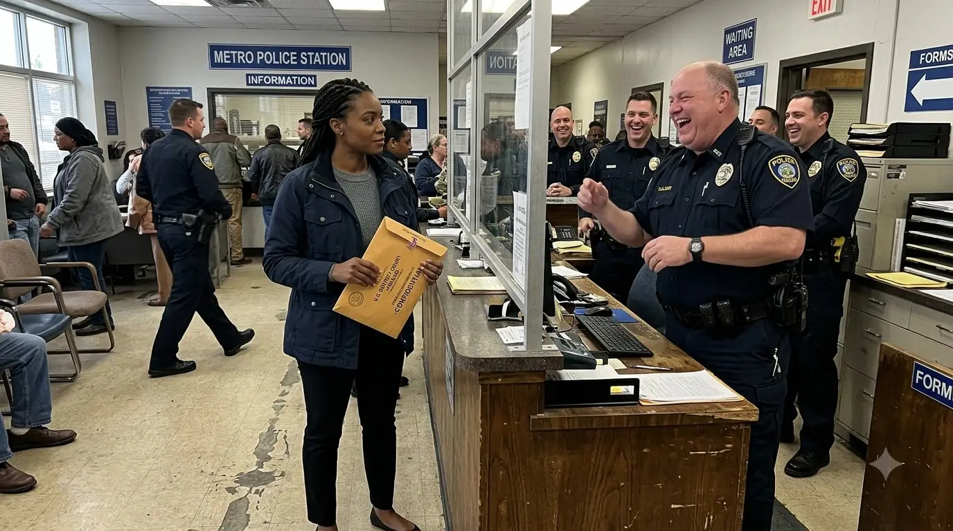 The Sergeant Tore Up Her Federal Warrant — Then Every Door Locked