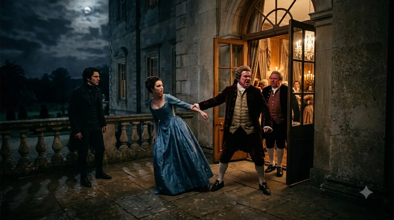Her Father Tried to Hand Her to a Cruel Earl — Then the Man in the Shadows Spoke