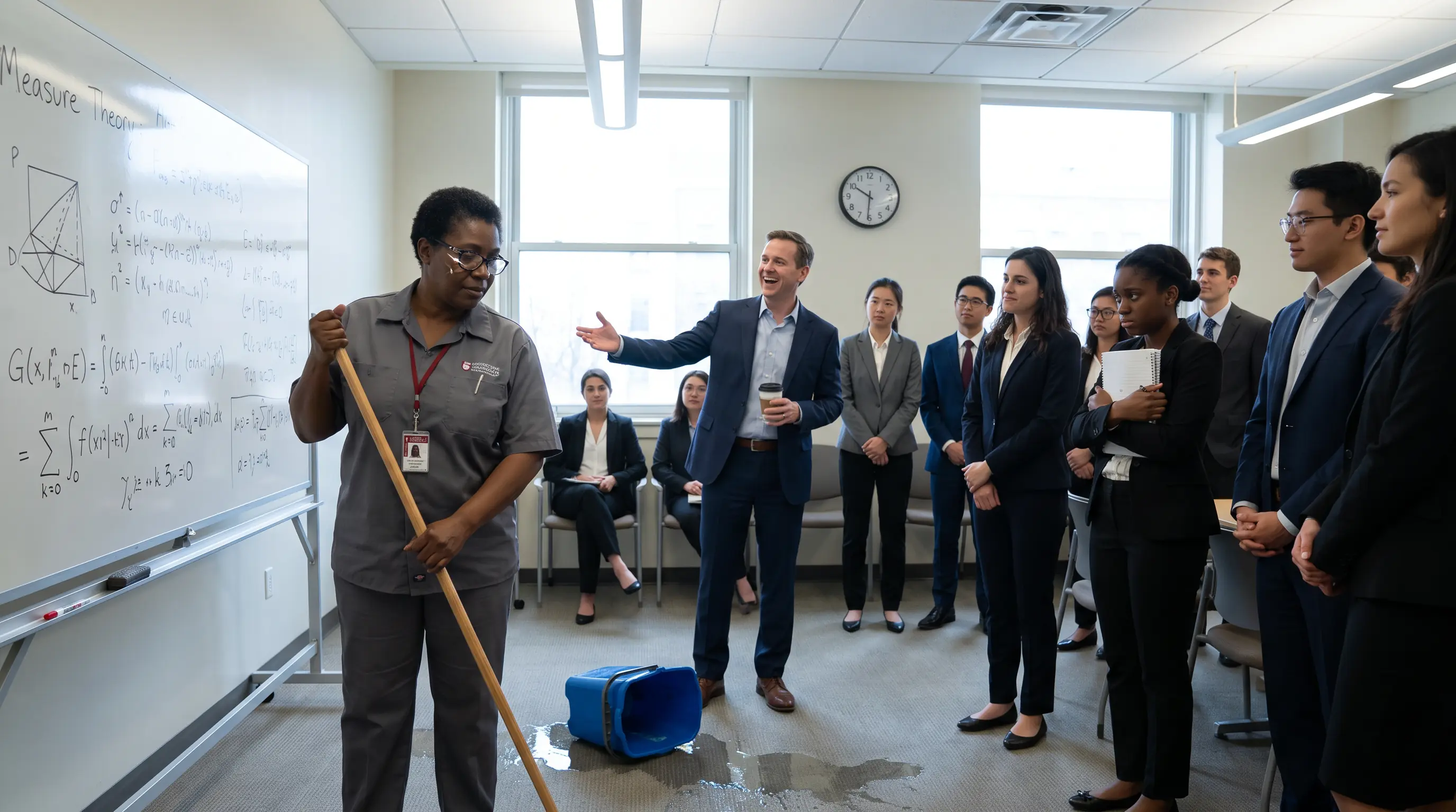 Oxford Professor Mocked an Elderly Black Cleaner — Then She Solved His Impossible Formula in 1 Min