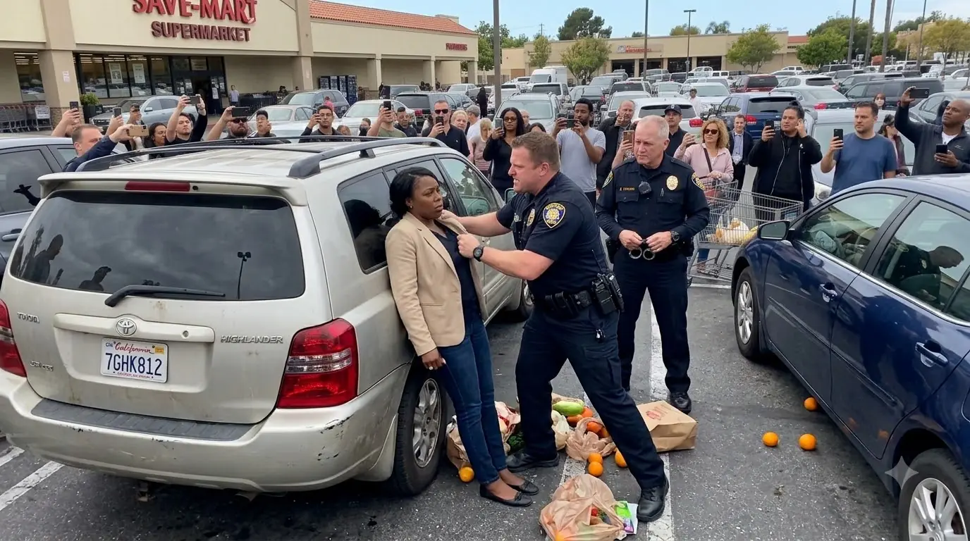 The Officer Planted Drugs in Her Car — Then Twelve Black SUVs Surrounded the Parking Lot