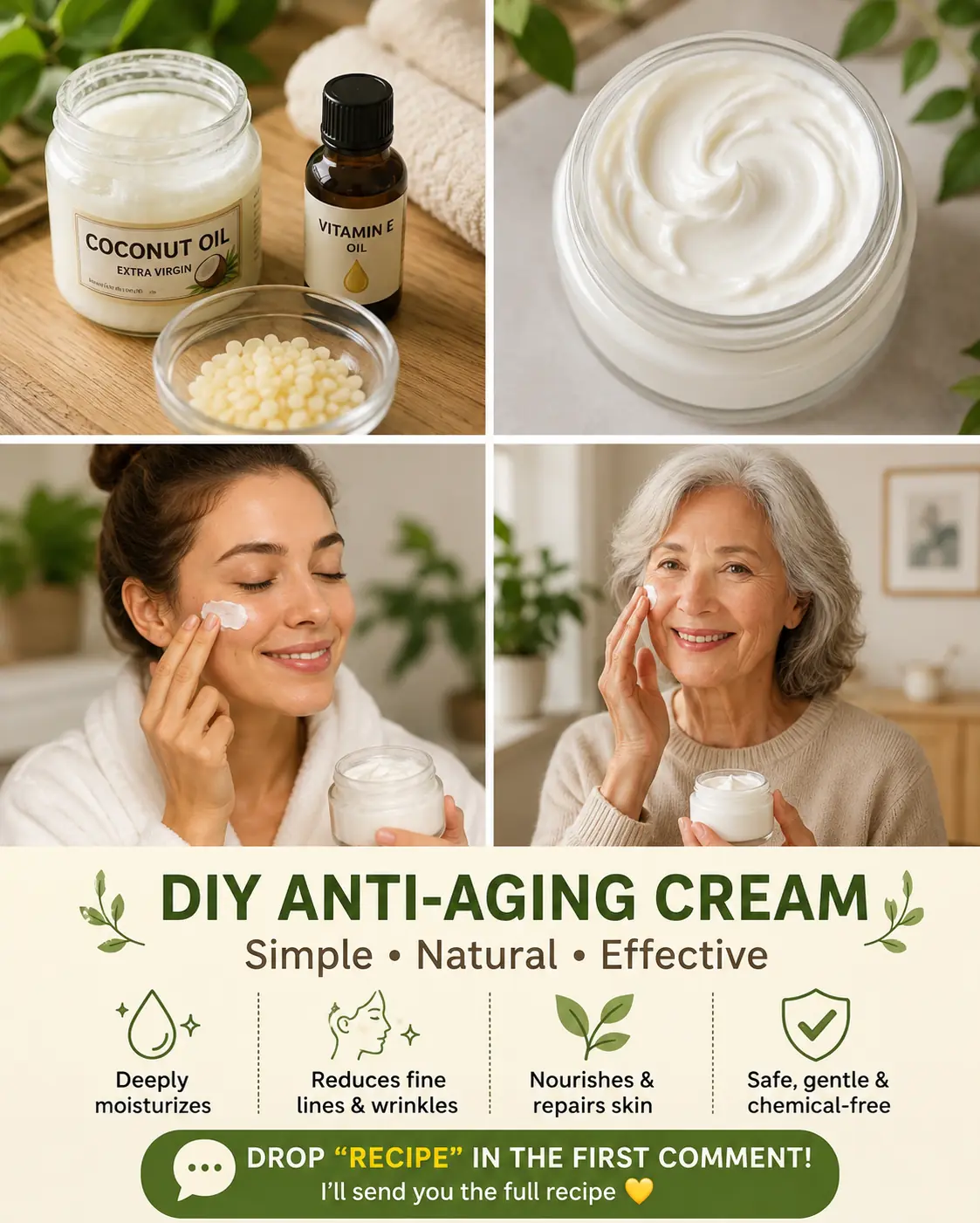 ✨ Homemade Vaseline Cream for Soft, Radiant-Looking Skin: A Simple DIY Moisturizing Blend