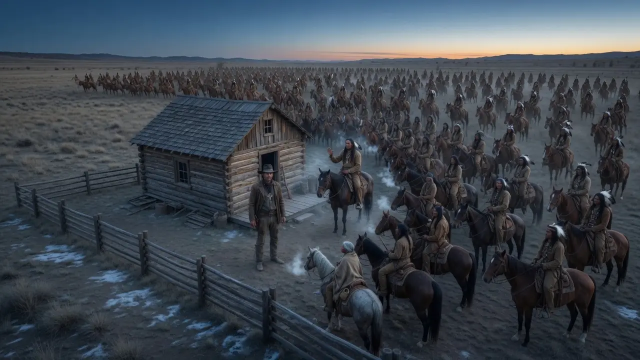 A Cowboy Saved a Dying Apache Woman... Days Later, at Dawn, 40 Apache Warriors Surrounded His Ranch.