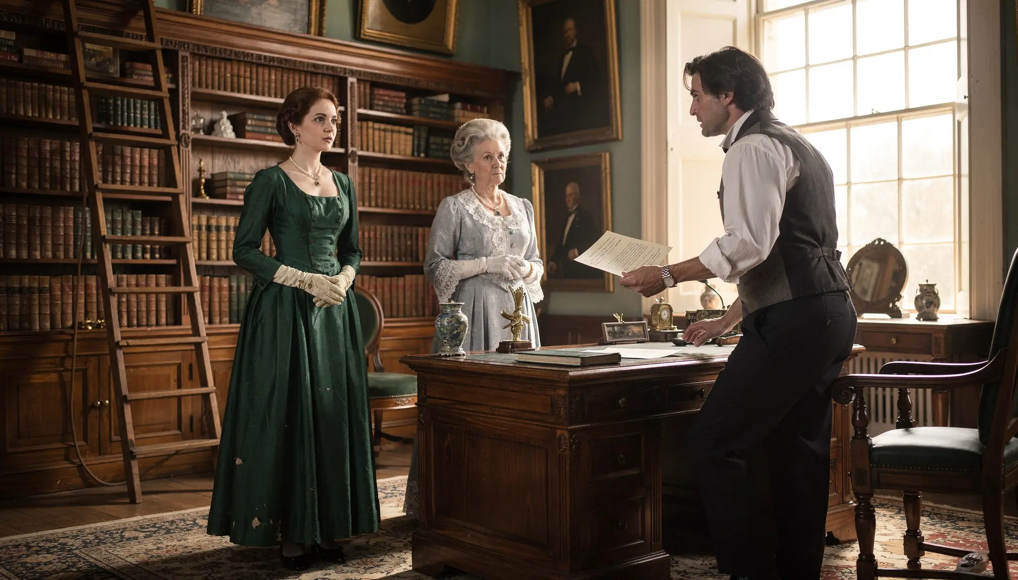She Was Having Tea Alone — Until The Duke’s Mother Whispered: “Pretend You’re My Son’s Fiancée”