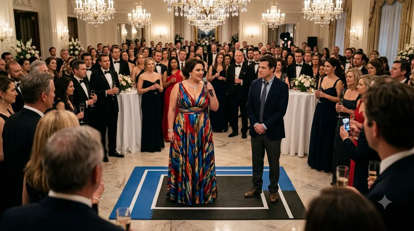 She Humiliated the Quiet Worker Before 400 Guests — Then Grabbed His Collar