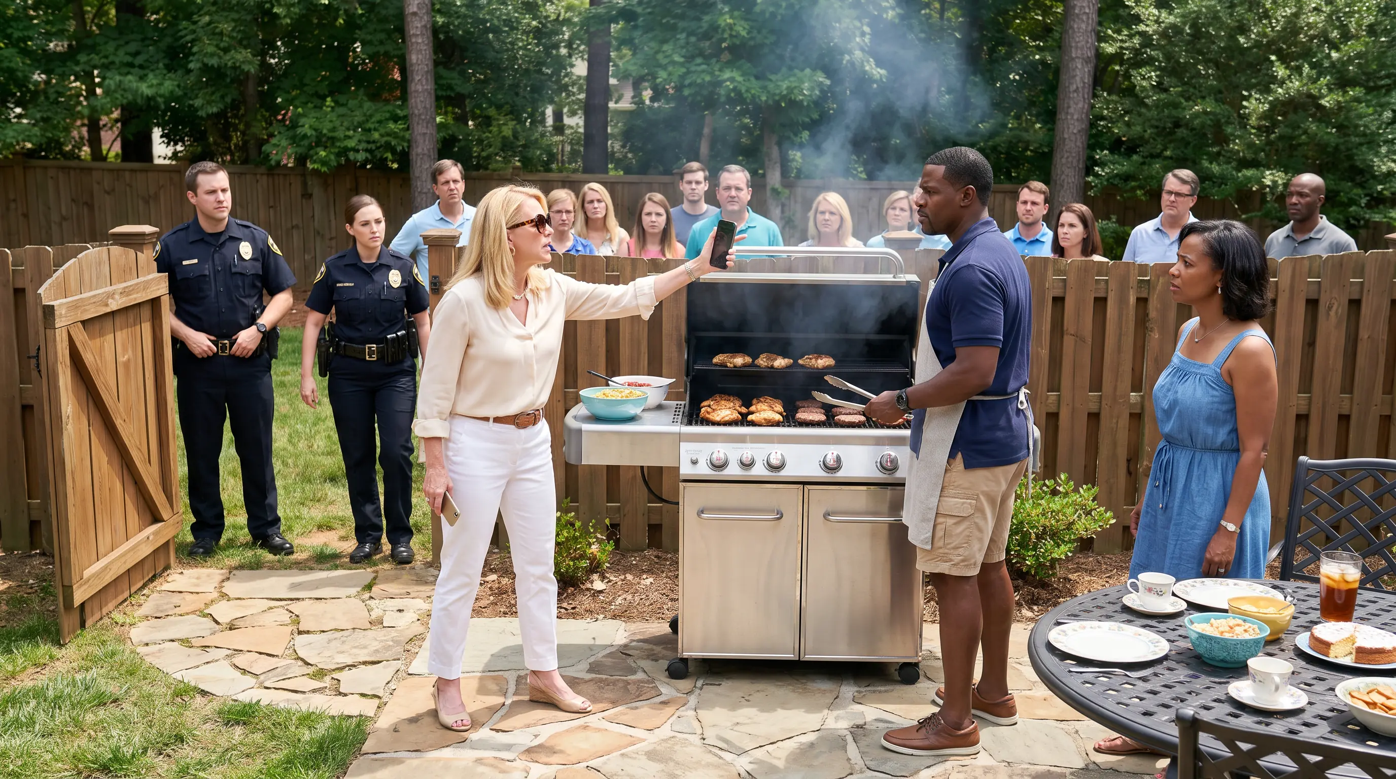 HOA Karen KEEPS Calling Police On Me For BBQ In My Garden!
