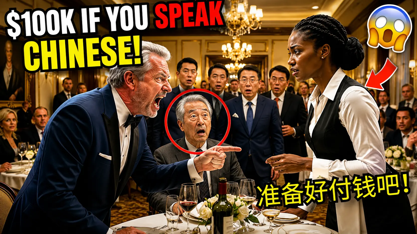CHAPTER 3: Millionaire Bet $100K a Black Waitress Couldn't Speak Chinese — Then the Entire Room Stood Up