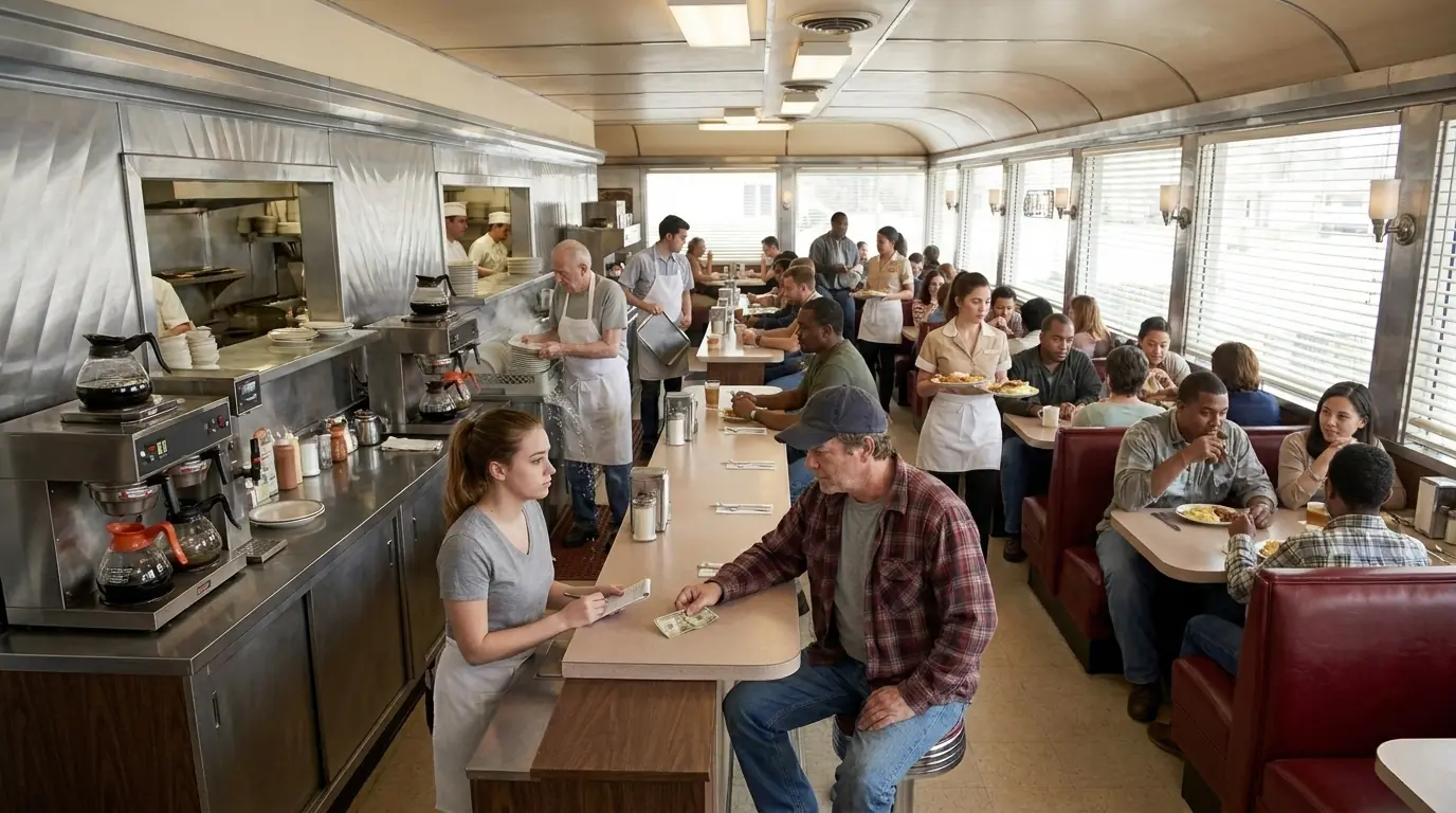 Undercover Boss Buys A Sandwich At His Own Diner — Stops Cold When He Hears 2 Cashiers