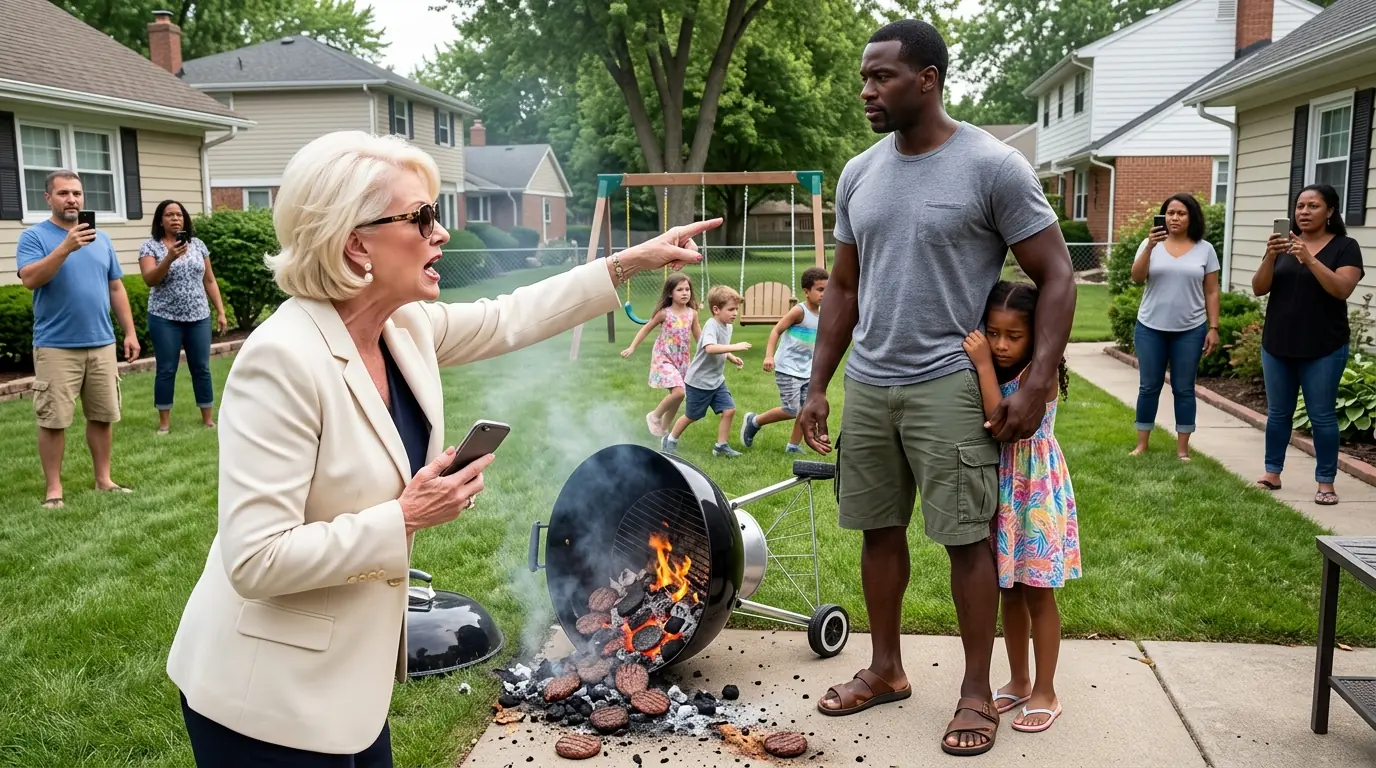 Neighbor Calls Cops on Black Family BBQ — Then the Officers Salute and Say One Word