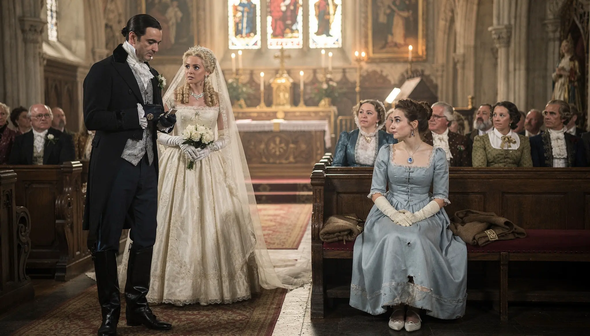 Her Stepsister Arrived at the Wedding in Rags — The Duke Recognized a Royal Locket