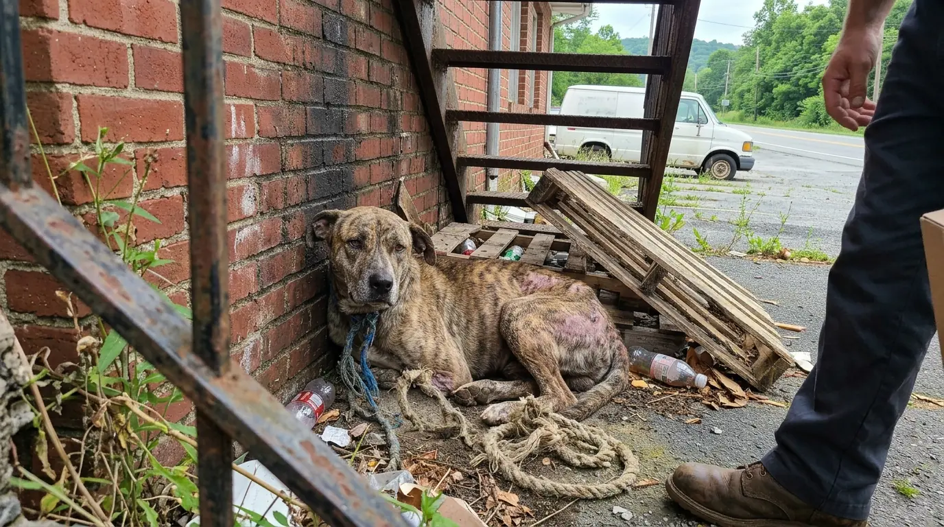 Toby’s Recovery After Being Found Exhausted on a Street Corner