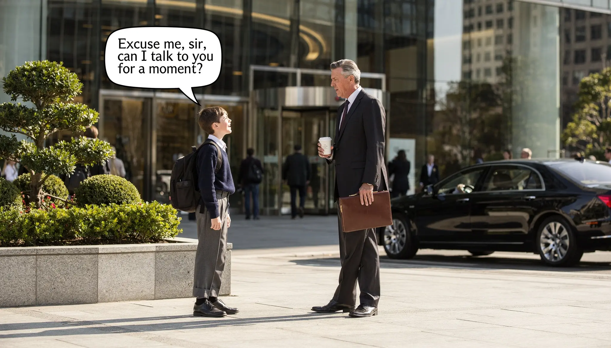 "That's Not Your Driver, Sir" — Black Boy Recognizes the Impostor