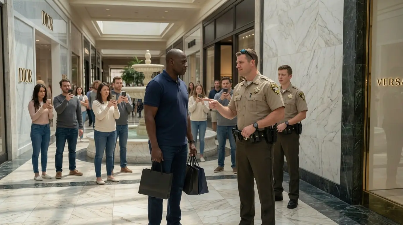 Cops Arrested Black Marshal Illegally in Shopping Mall — Moments Later Everything He Had Was G