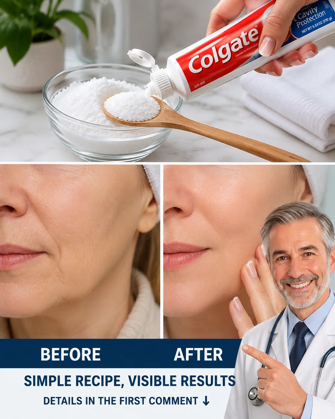 Looks Like a Cosmetic Makeover? A Gentle Homemade Recipe to Help Smooth the Appearance of Wrinkles and Dark Spots on Hands and Arms