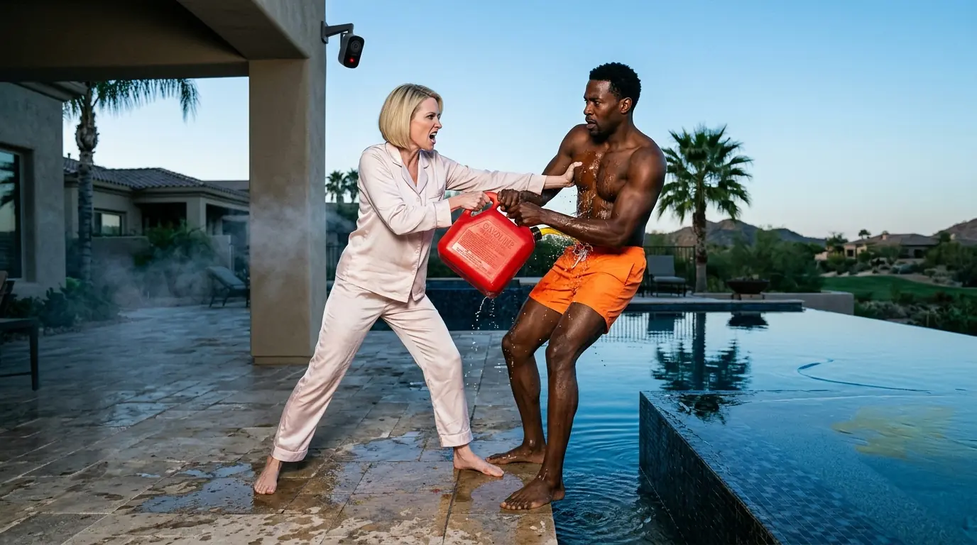 HOA President Poured Gasoline Into a Black Homeowner’s Private Pool — Then His Security System Exposed Her $2.4 Million Property Scheme
