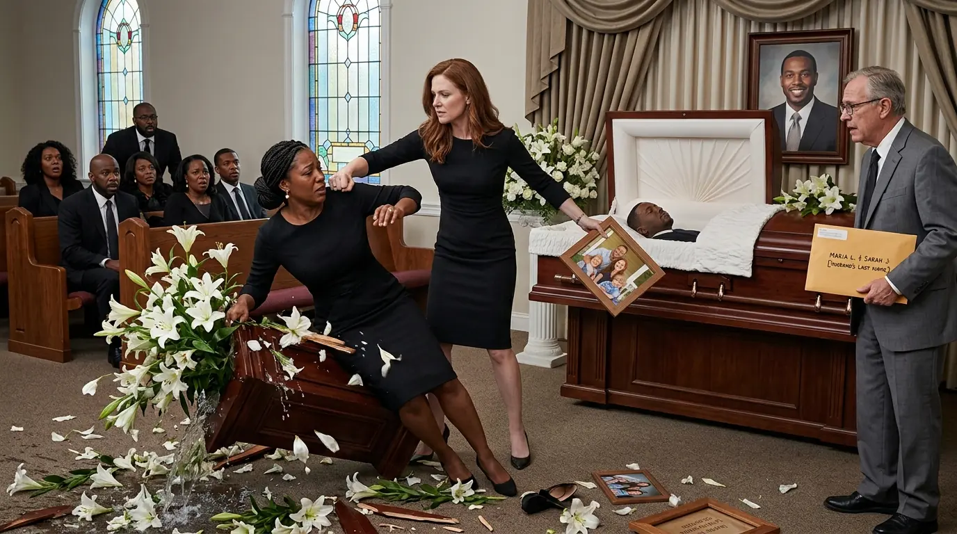 At My Husband’s Funeral, Another Woman Wearing My Wedding Ring Walked to His Coffin and Said, “I Lived With Him for Twelve Years.”
