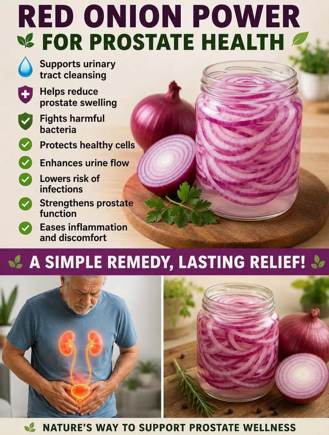 Onion and Citrus Peel Tea: A Gentle Natural Drink That May Support Bladder and Prostate Wellness