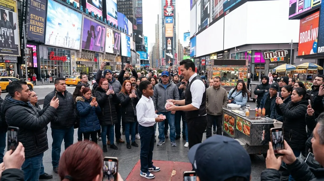 Everyone Was In Awe Of The Street Magician — Until A Black Boy Left Them Completely Astonished
