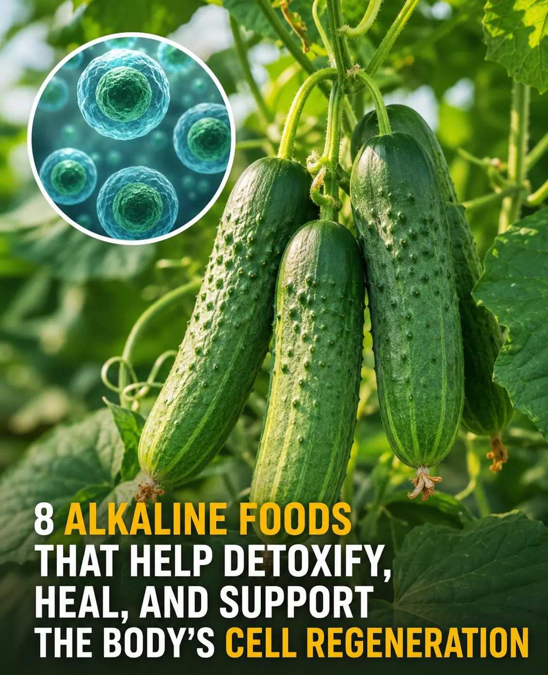 Top 8 Alkaline Foods to Detox, Heal, and Regenerate New Cells