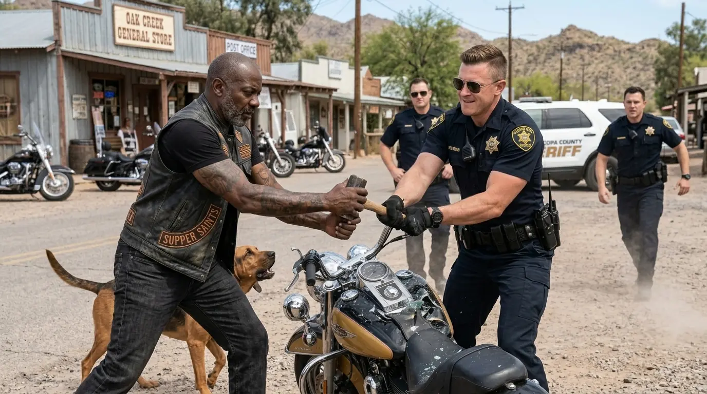 The Racist Deputy Smashed A Black Biker’s Motorcycle — Then Learned Who He Used To Be