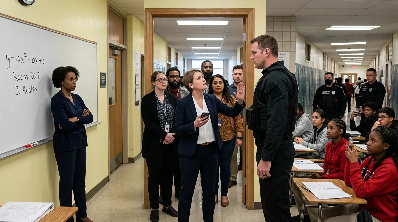 ICE Agents Storm School Without Warrant to Grab Black Female Teacher — Staff Protect Her